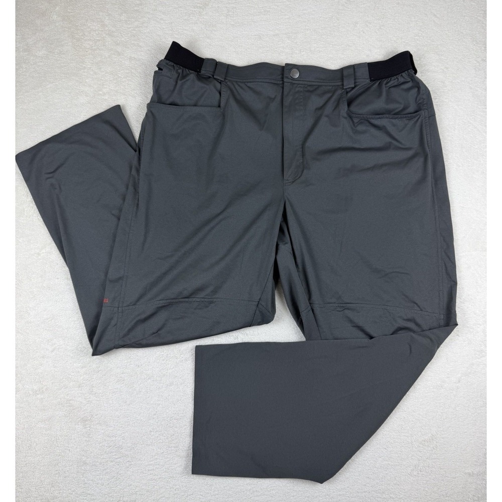 Duluth Trading Pants Mens 2XL x 30 Gray Standard Fit Stretch Outdoor Hiking
